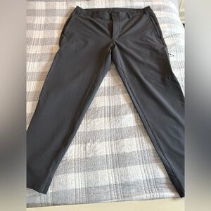 Mack Weldon Men’s Flex Jogger Pants Gray Large - water wind and stain resistant